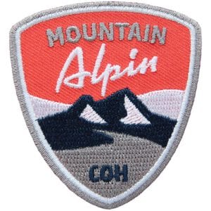Aufnäher für alpines Bergsteigen