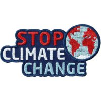 Abzeichen gegen Klimawandel, Erderwärmung und für Klimaschutz