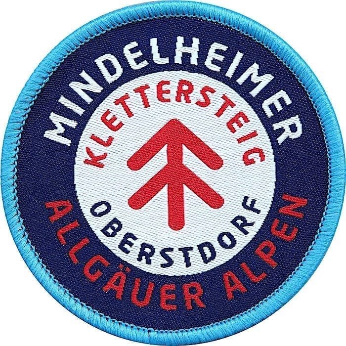 Mindelheimer Klettersteig Allgäuer Alpen, Aufnäher, Patch, Emblem