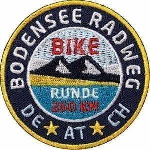 Bodensee-Radweg-Umrundung Aufnäher von Club of Heroes.