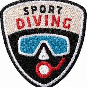 Diving-Sport-Tauchen Aufnäher von Club of Heroes.