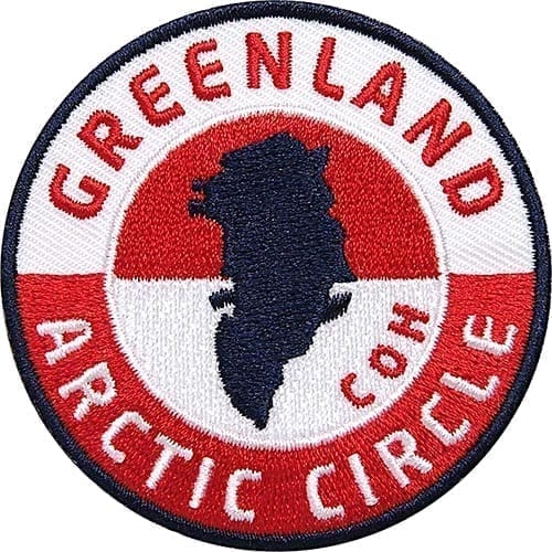 Grönland-Greenland-Arktic-Polarkreis Aufnäher von Club of Heroes.