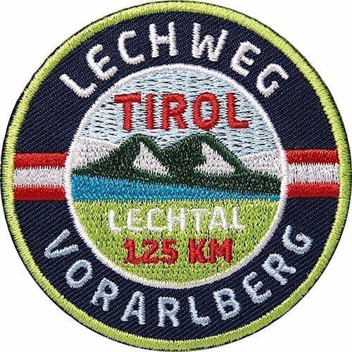 Lechweg-Lechtal-Lech-Vorarlberg Aufnäher von Club of Heroes.