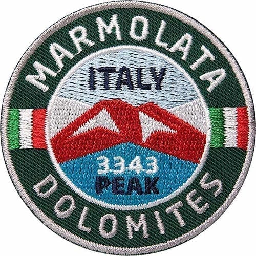 Marmolada-Marmolata-Italien Aufnäher von Club of Heroes.