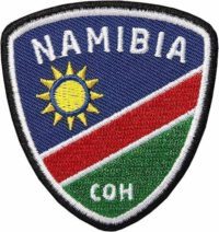 Namibia-Afrika-Namib-Flagge-Flagg - Aufnäher von Club of Heroes.