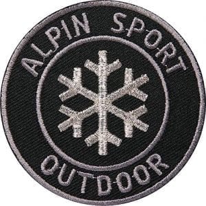 Outdoor Alpin Winter-Sport Aufnäher von Club of Heroes.