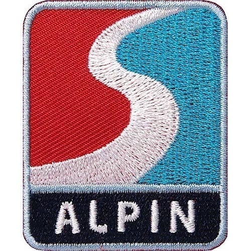 Alpin Wintersport-Sport Aufnäher von Club of Heroes.