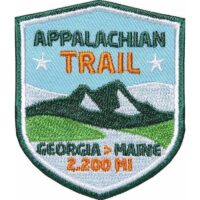 Appalachian Trail USA von Georgia nach Maine, Wanderweg, Trekking, Aufnäher, Patch, Patches, Flicken, Bügelbild