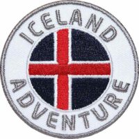 Island, Iceland Aufnäher Patches, Flagge Fahne, Flagg-Patch