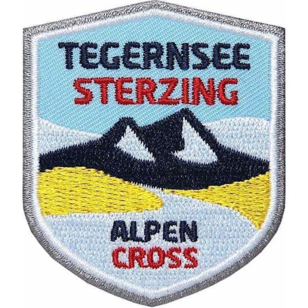 Tegernsee - Sterzing, Fernwanderweg, Alpencross, Alpenüberquerung, Wanderweg, Trekking, Aufnäher, Patch, Patches, Flicken, Bügelbild