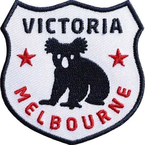 Australien-Victoria-Melbourne Aufnäher von Club of Heroes.