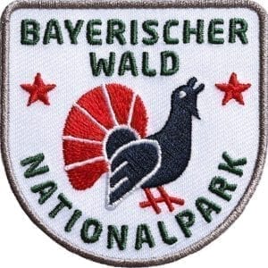 Bayerischer-Wald-Auerhan-Nationalpark Aufnäher von Club of Heroes.
