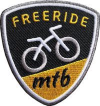 Mtb Mountainbike Freeride Aufnäher von Club of Heroes.