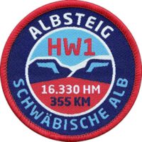 HW1 Albsteig - Schwäbische Alb - Aufnäher von Club of Heroes.