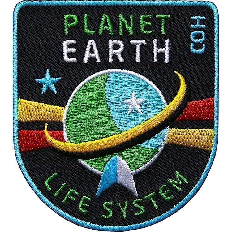 Planet Erde Raumfahrt Aufnäher