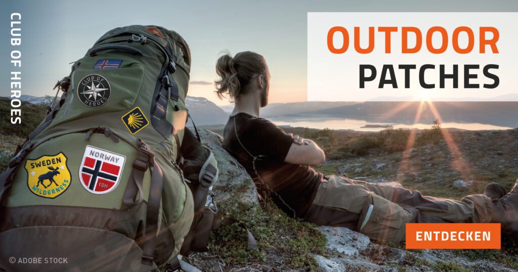 Patches von Club of Heroes für Outdoor, Trekking, reise, Sport. Dein Patch-Shop für Aufnäher, Aufbügler, Patches und Applikationen