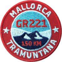 Mallorca GR221 Insel Tramuntana Berge Wanderweg Wandern Outdoor Patch Abzeichen Aufnäher