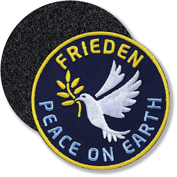 Friedens-Taube / Klettpatch 62 mm