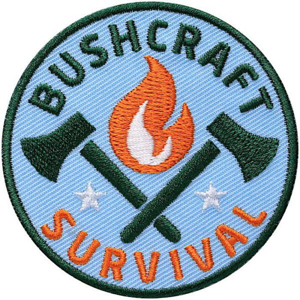 Bushcraft Survival / Patch 65 mm / Blau